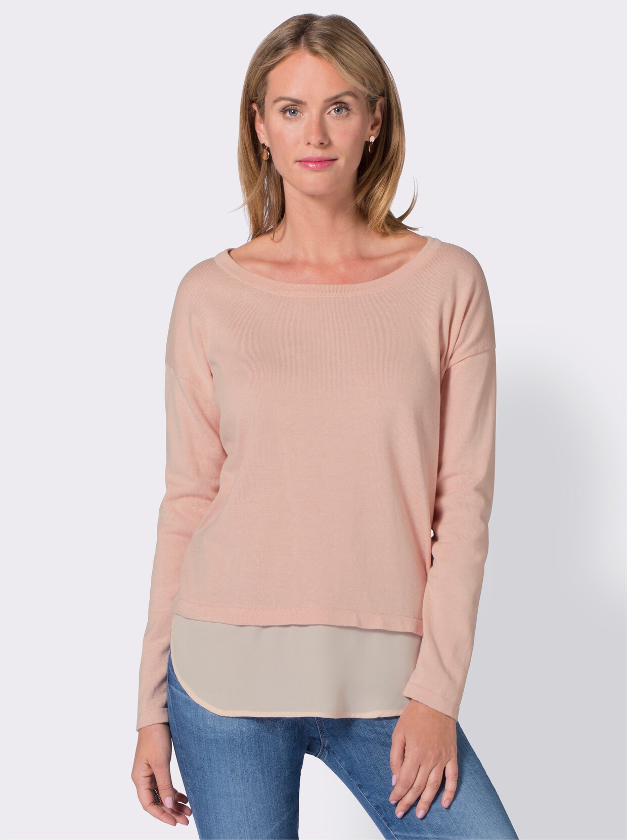 Strickpullover - rosé