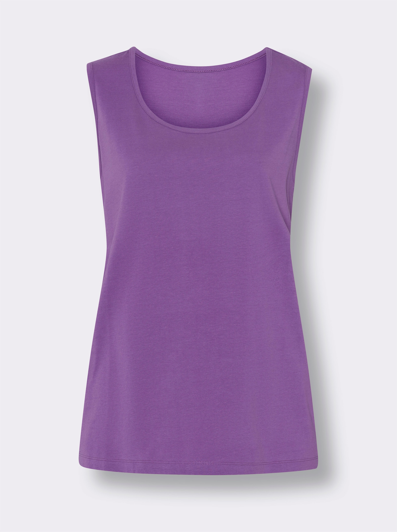 Trägertop mit Rundhals-Ausschnitt - lila