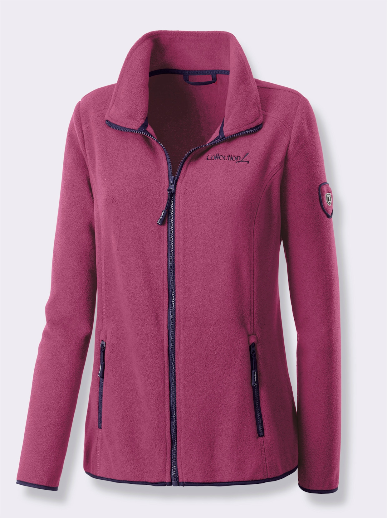 Fleecejacke mit Stickerei - erika