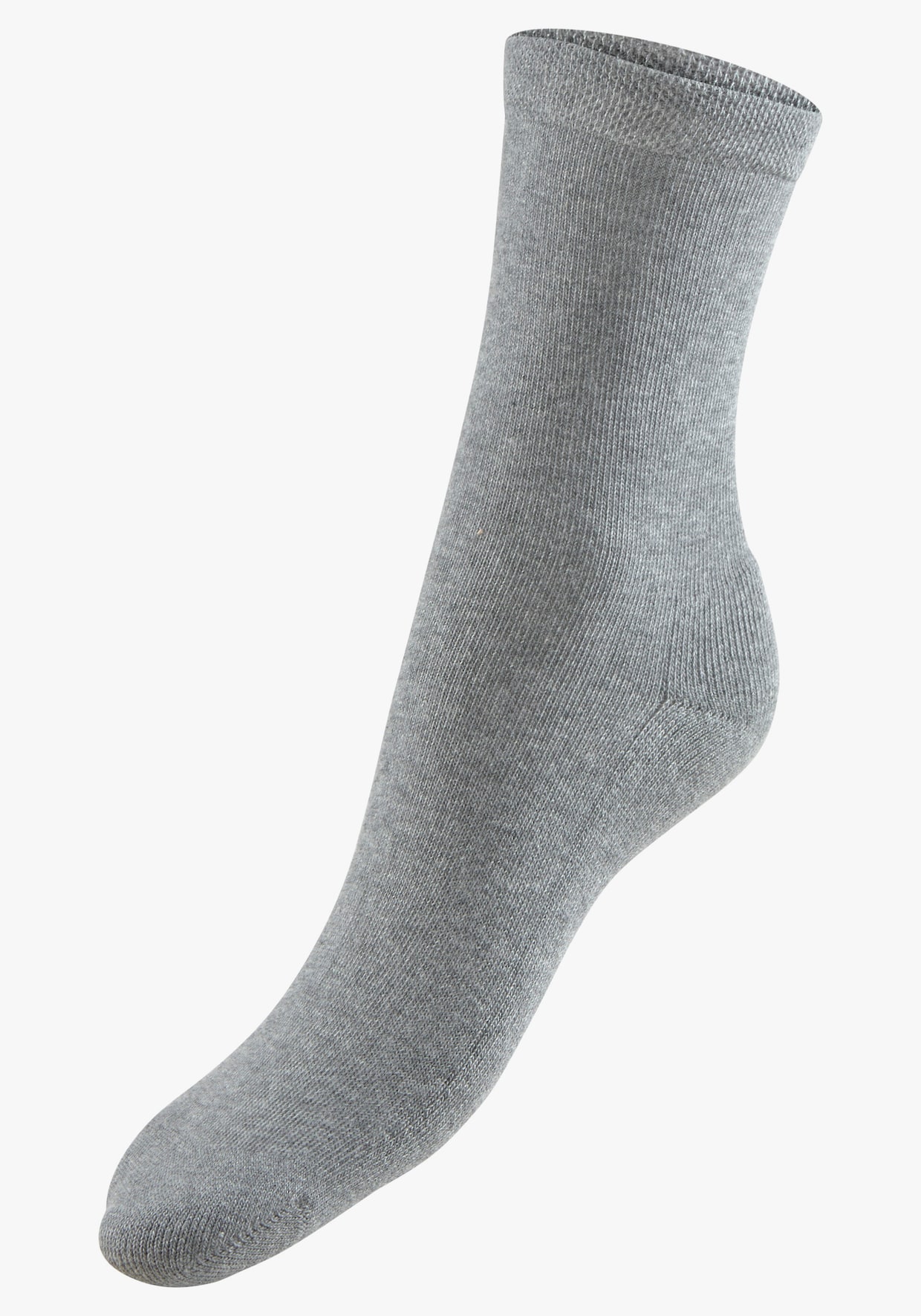 H.I.S Chaussettes - 2x noir, 2x jean-fils chinés, 2x gris-fils chinés