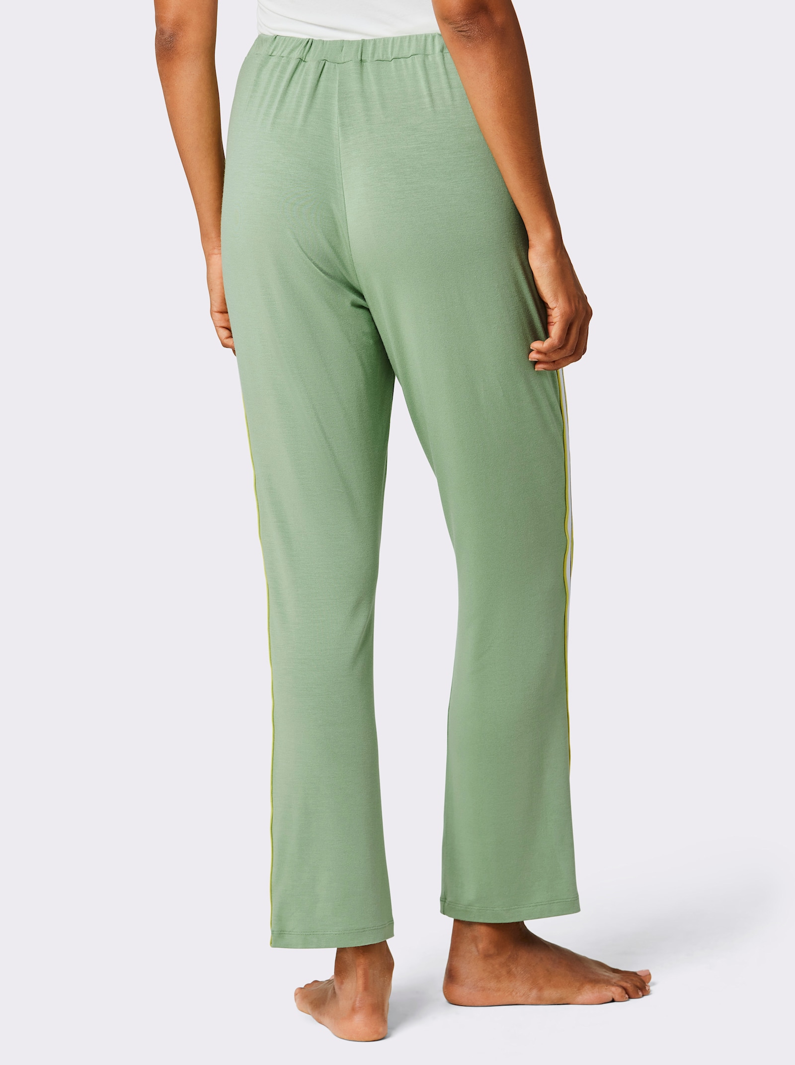 CREATION L PREMIUM Broek van modal - eucalyptus