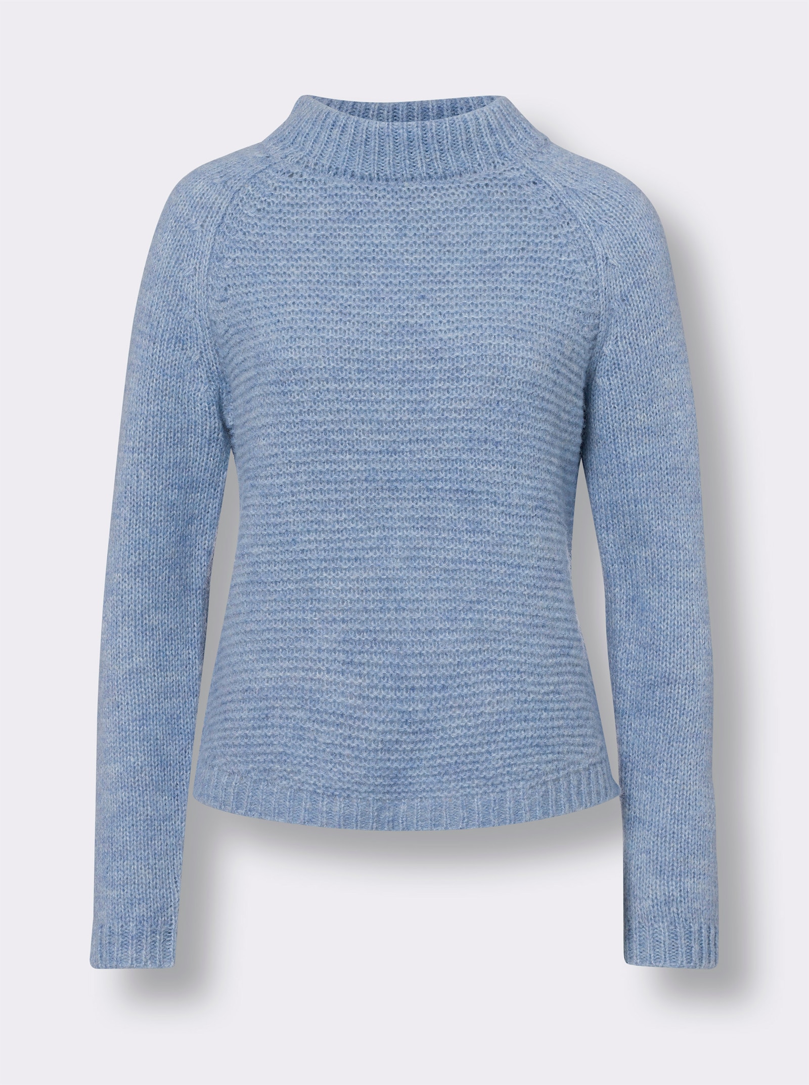 heine Strickpullover mit Raglan-Ärmel - bleu