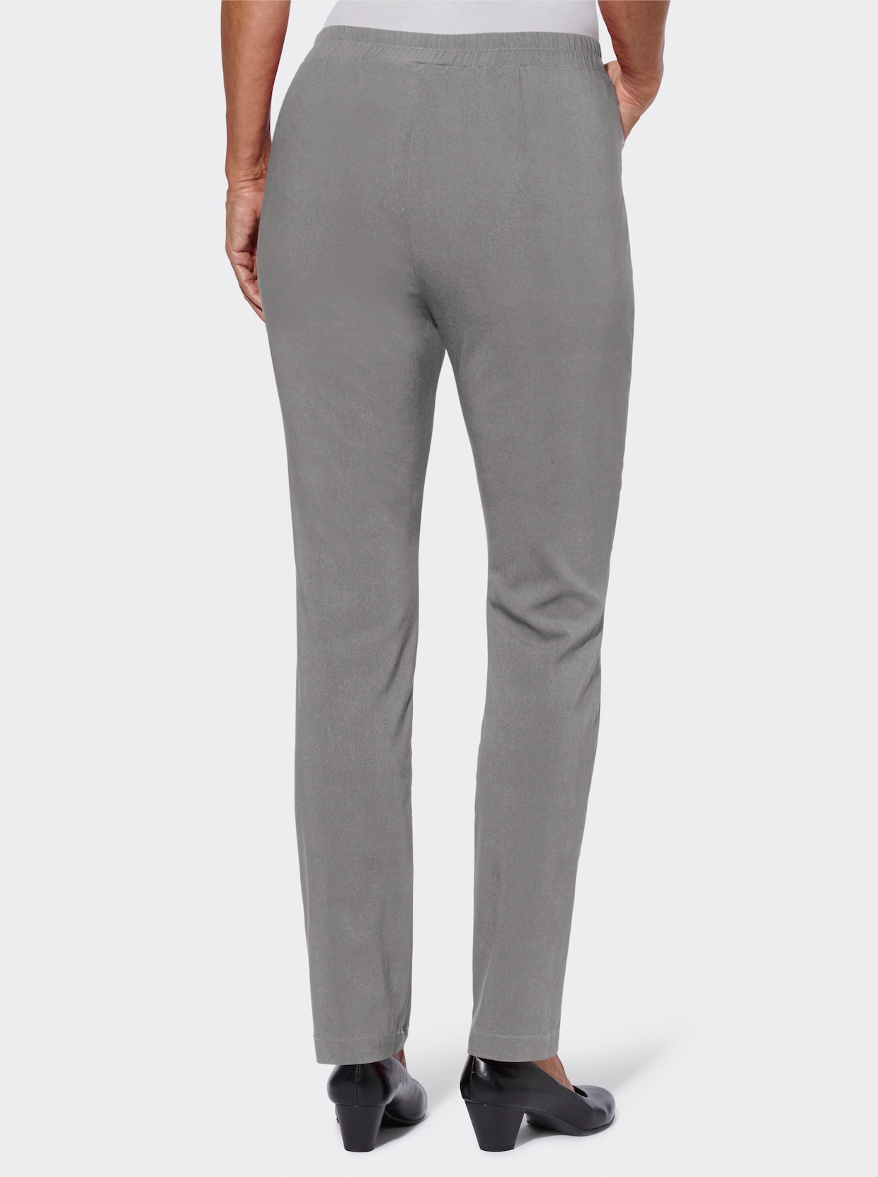 Pohodlné kalhoty - šedá