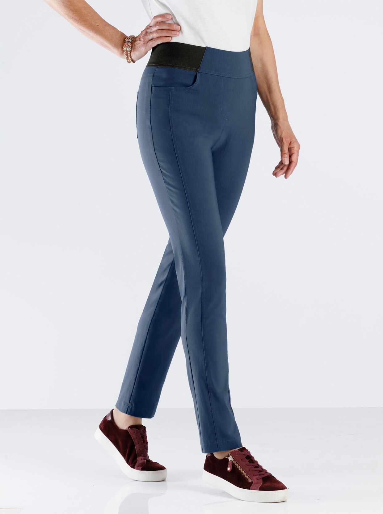 comfortbroek - donkerblauw