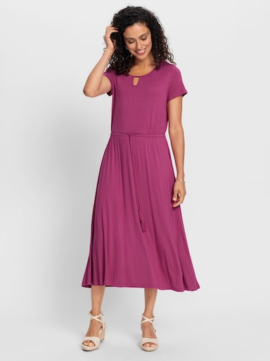 Jerseykleid in schwingender Form - erika