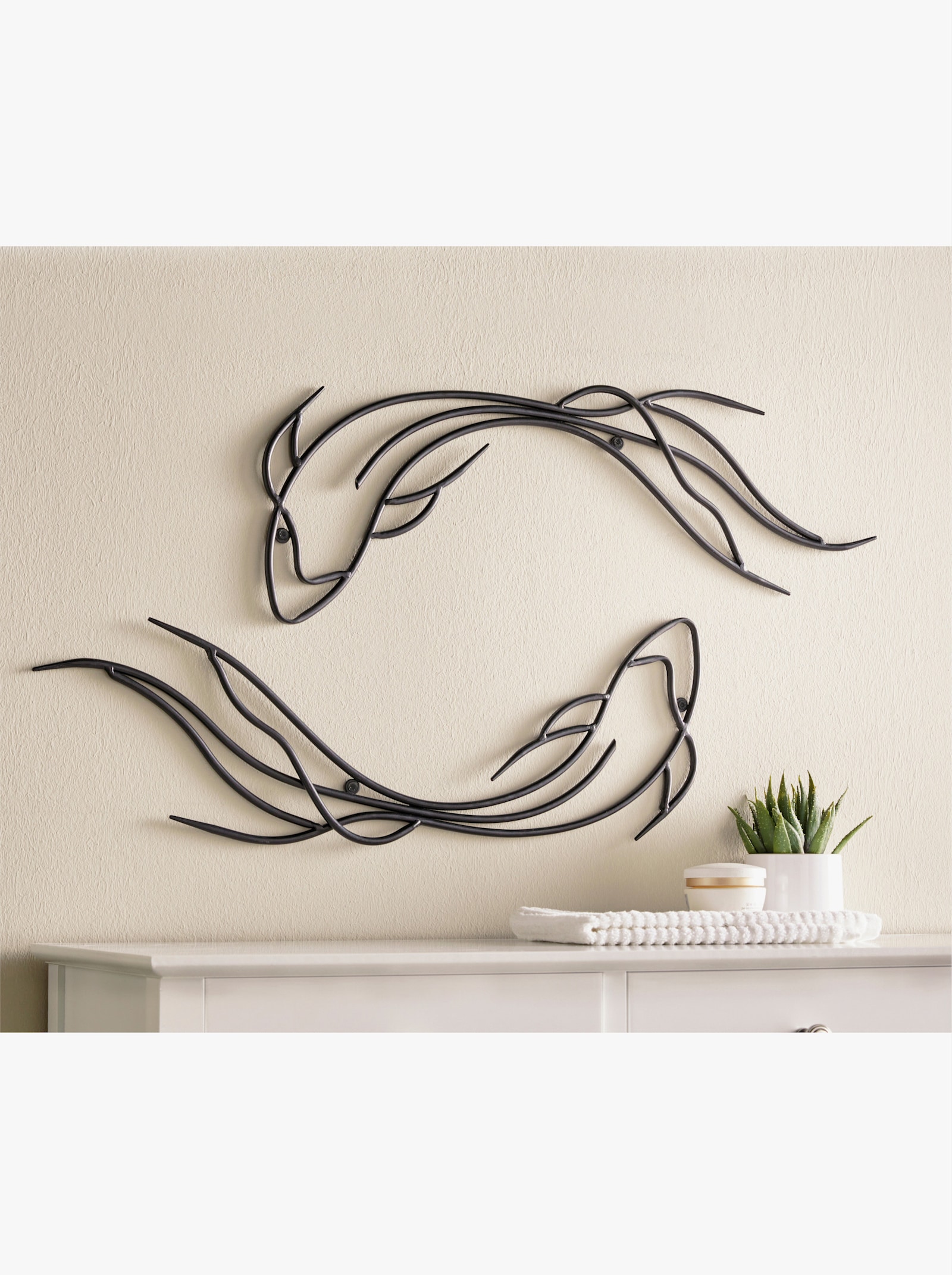 heine home Wanddeko - schwarz