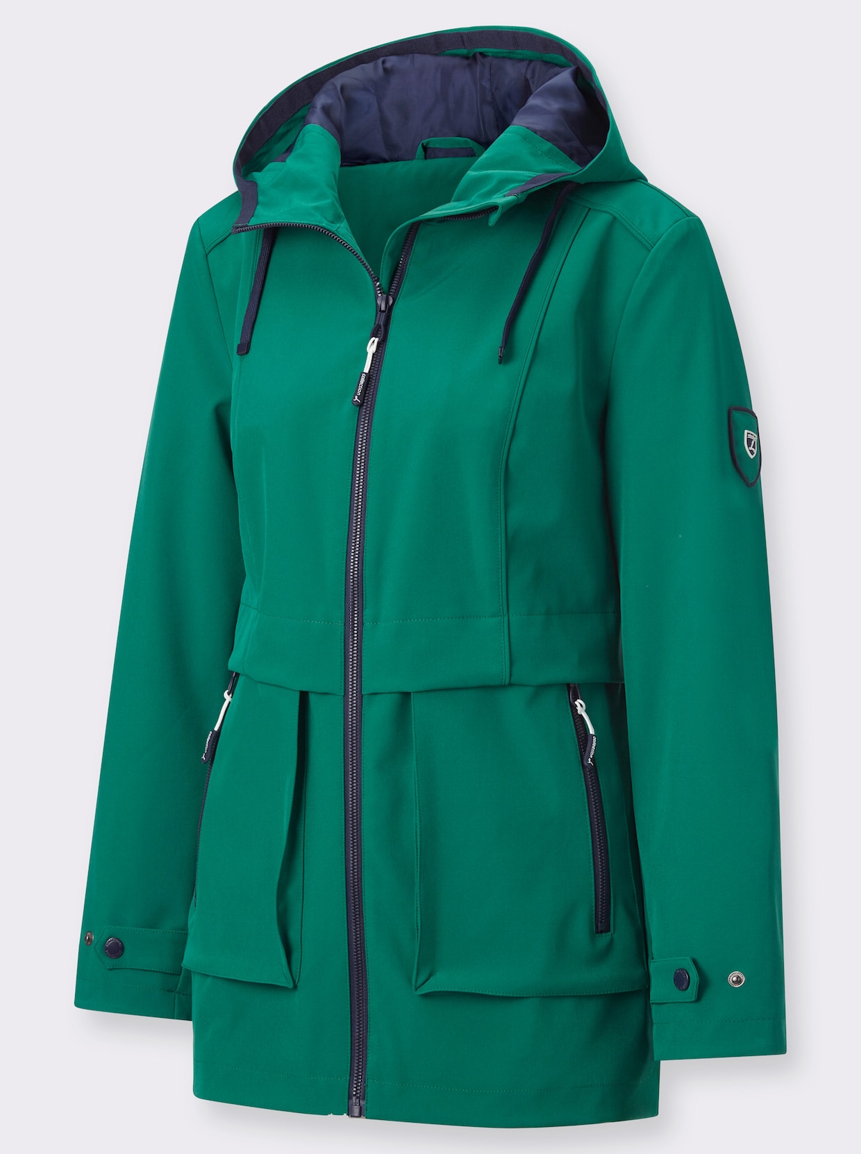 Softshell-parka - groen