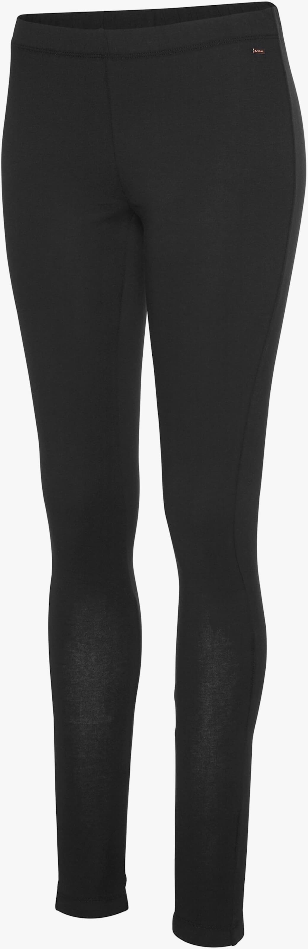 LASCANA Pantalon de nuit - noir