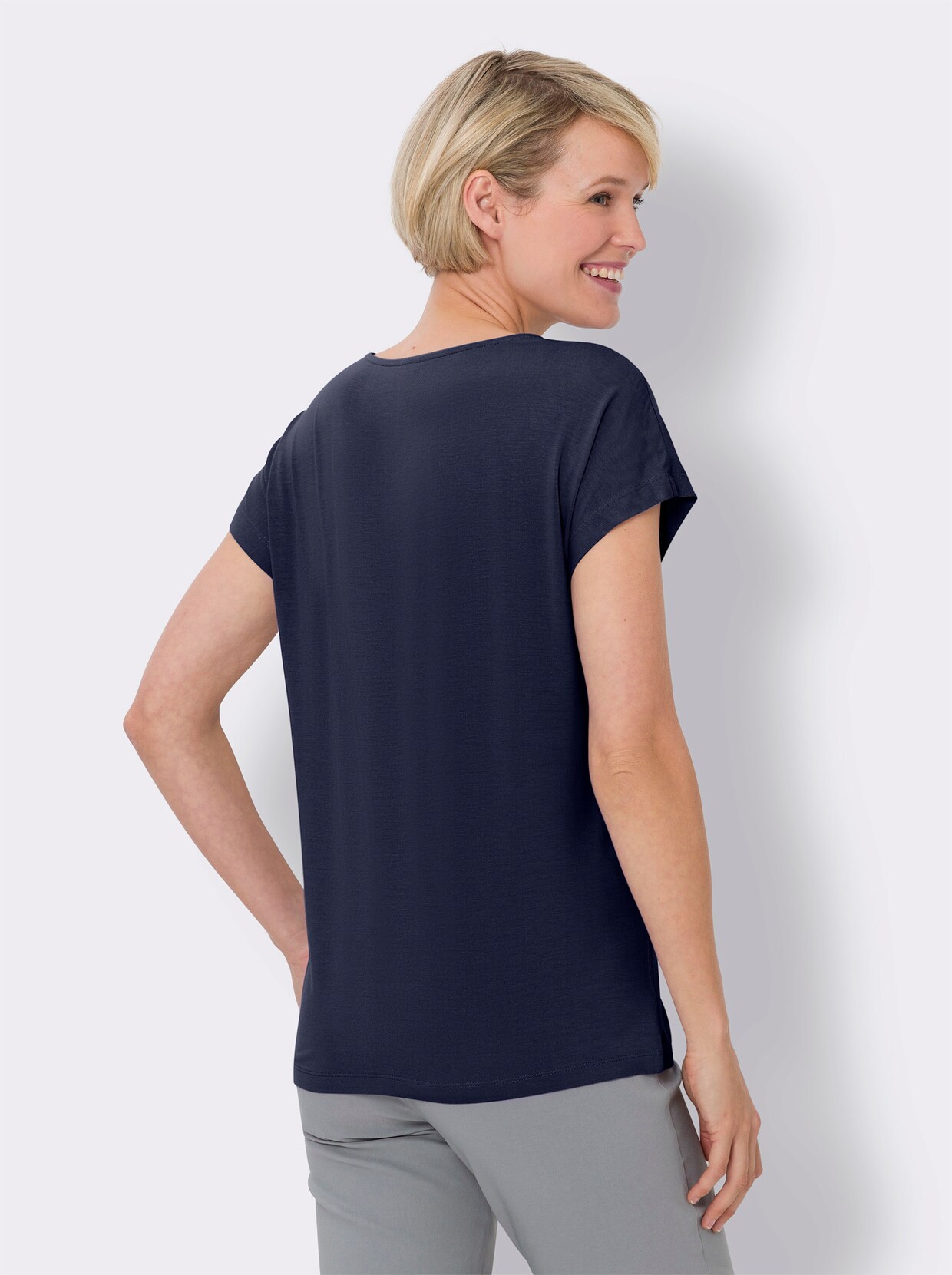 Shirt met korte mouwen - marine