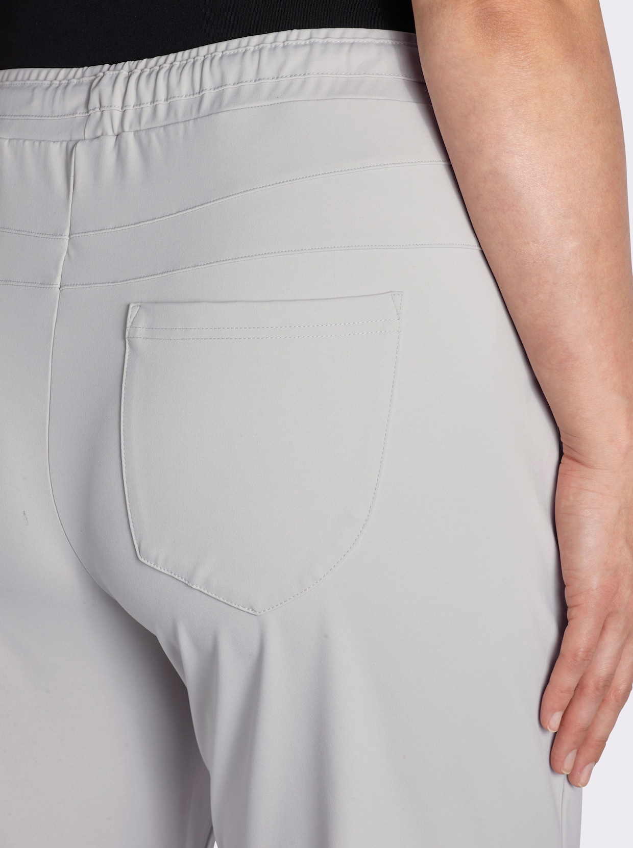 Jogg Pants in geschmeidiger Qualität - hellgrau