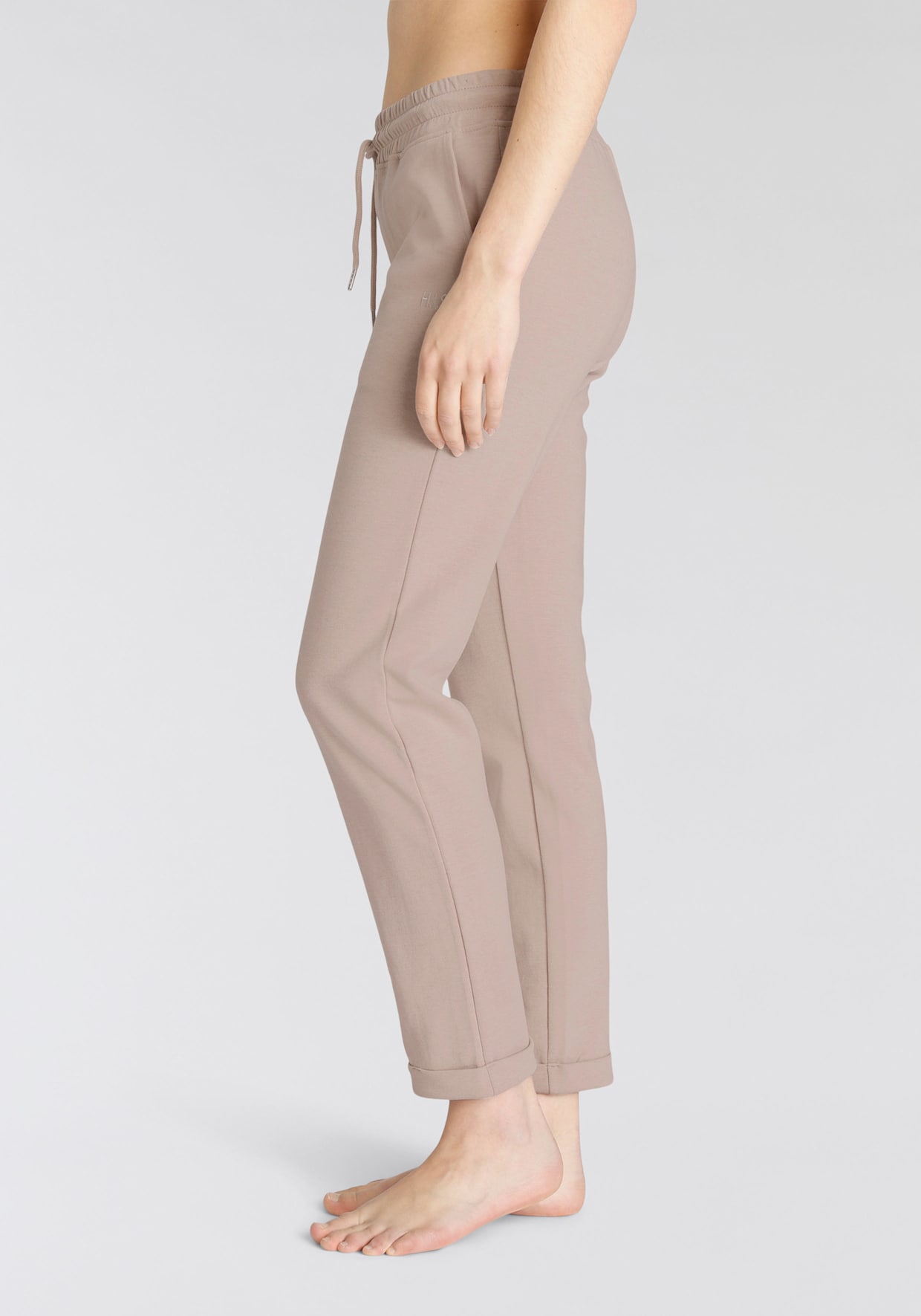 H.I.S Pantalon molletonné - beige