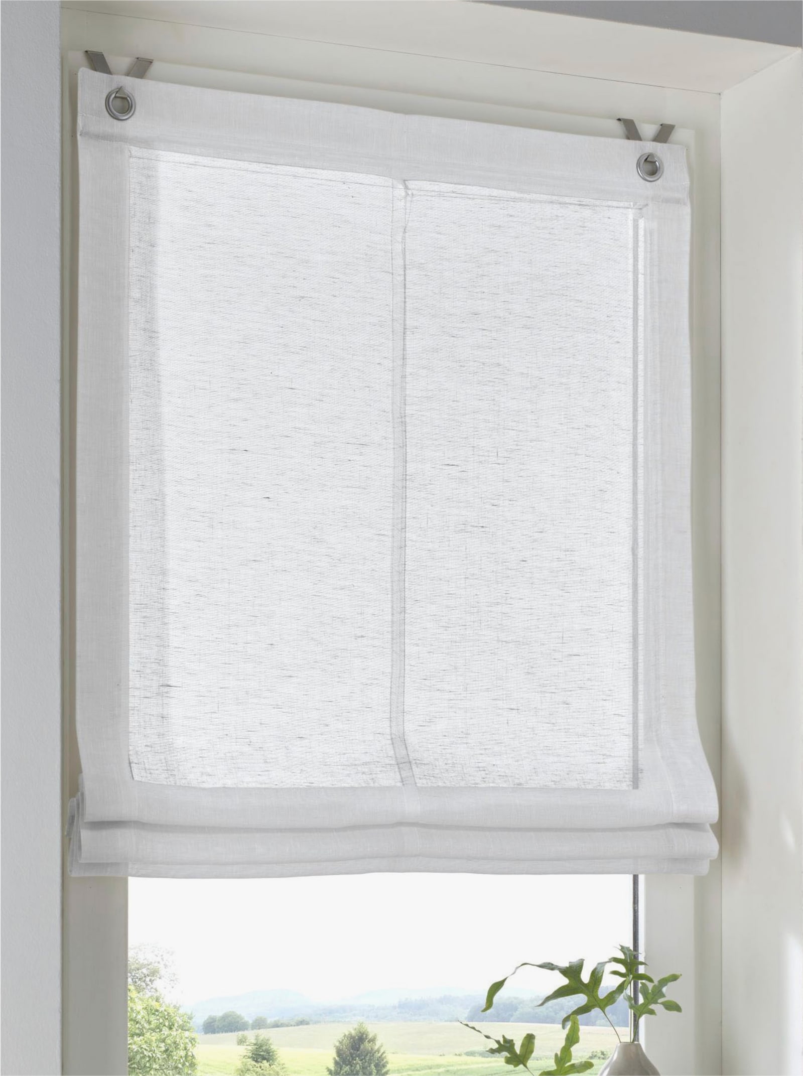 heine home Raffrollo - weiß