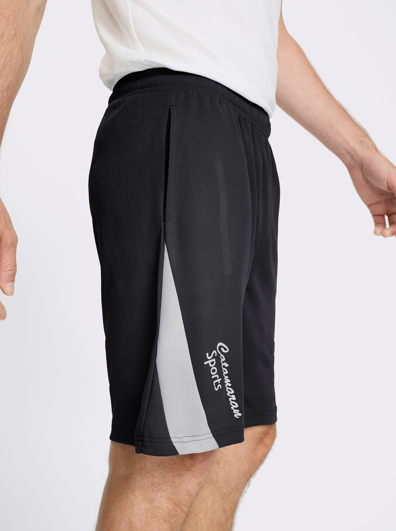 Catamaran Sports Funktionshose mit Logo-Druck - schwarz