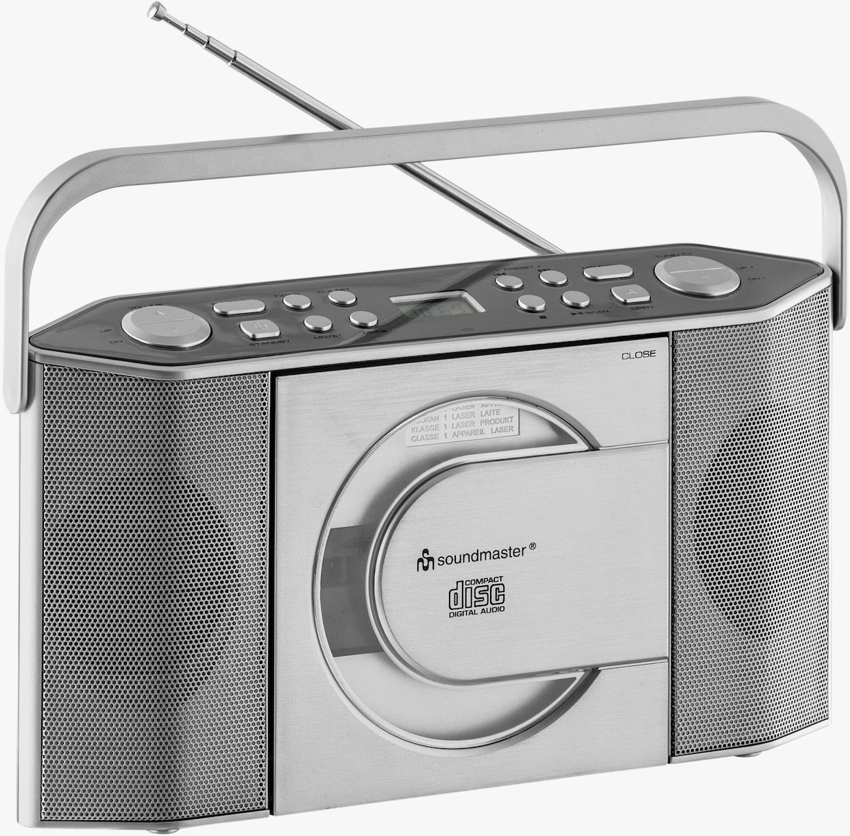 soundmaster Radio retro - couleur argenté