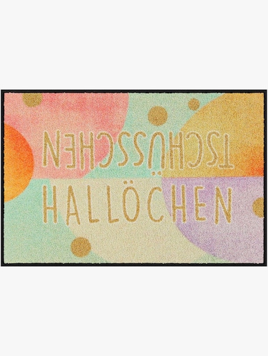 Salonloewe Fußmatte - mint-gemustert