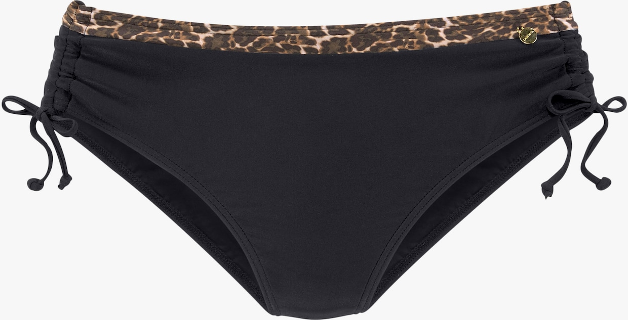 LASCANA Bikini-Hose - schwarz-leo