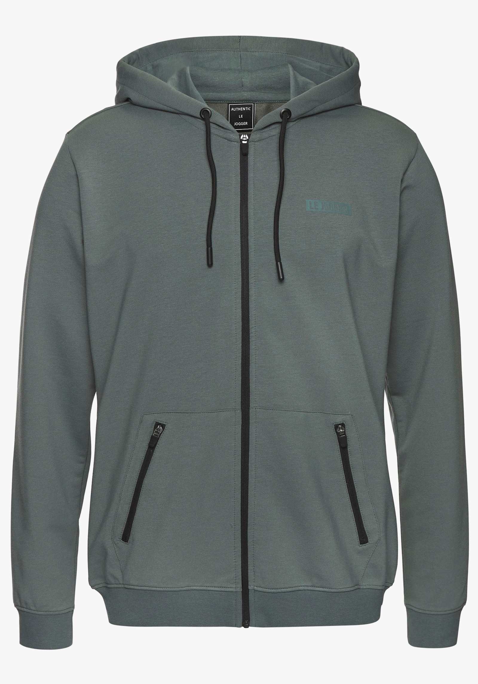 le jogger Kapuzensweatjacke - grün