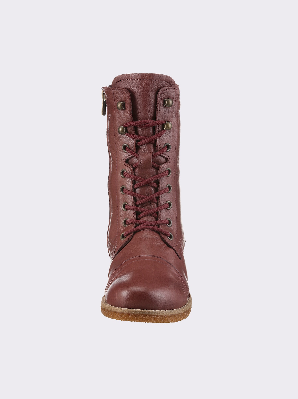 Andrea Conti Bottines à lacets - lie-de-vin