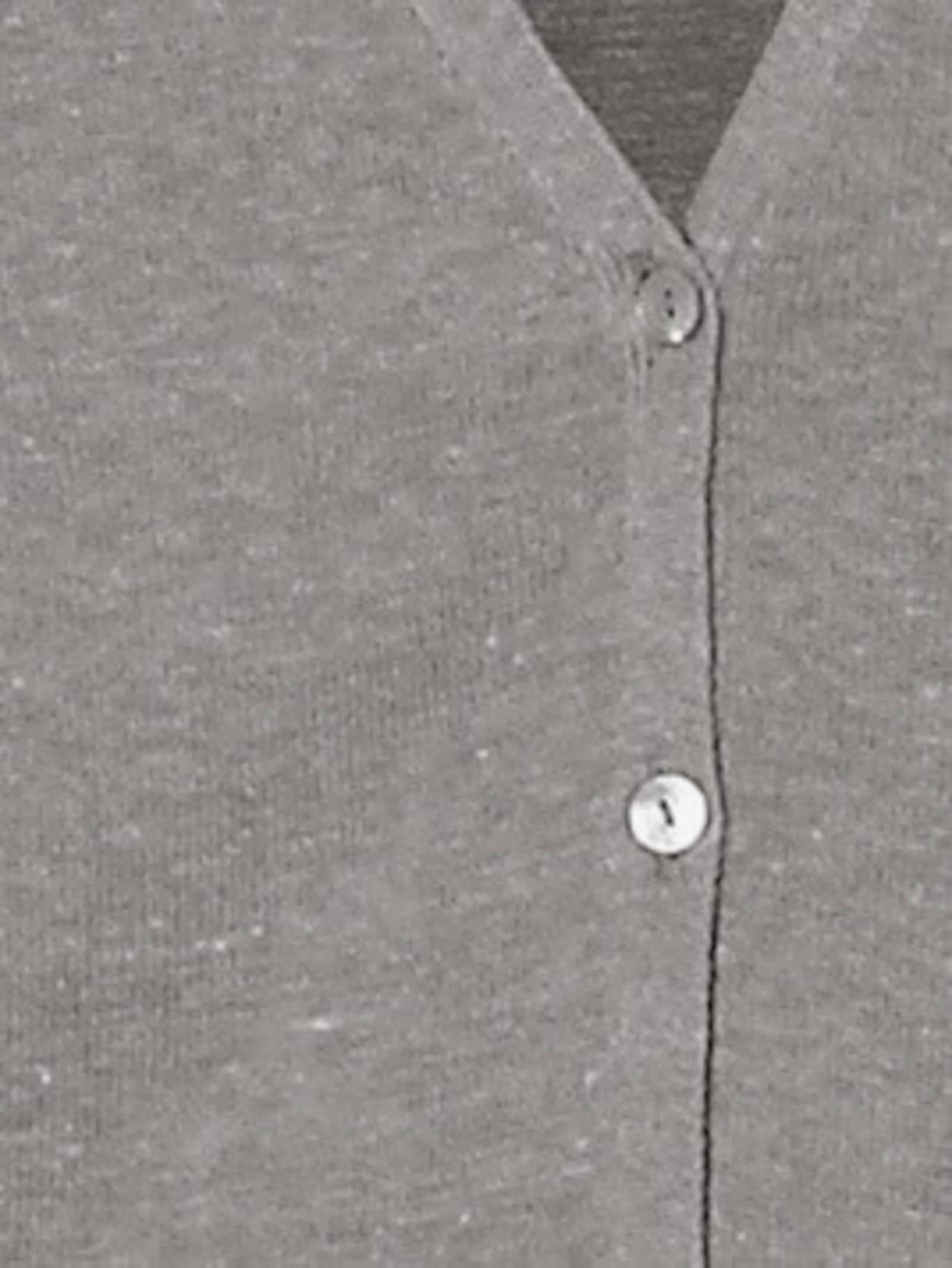 heine Feinstrickjacke im Cardigan-Style - grau-melange