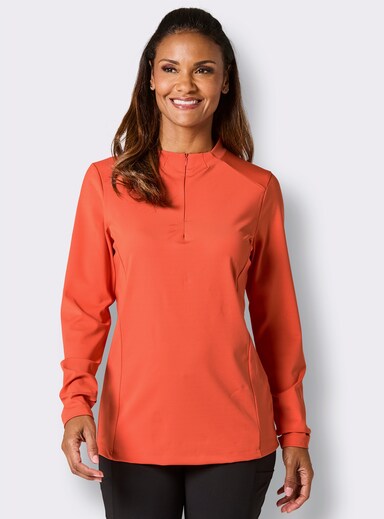Catamaran Sports Funktionsshirt mit Daumenloch - orange