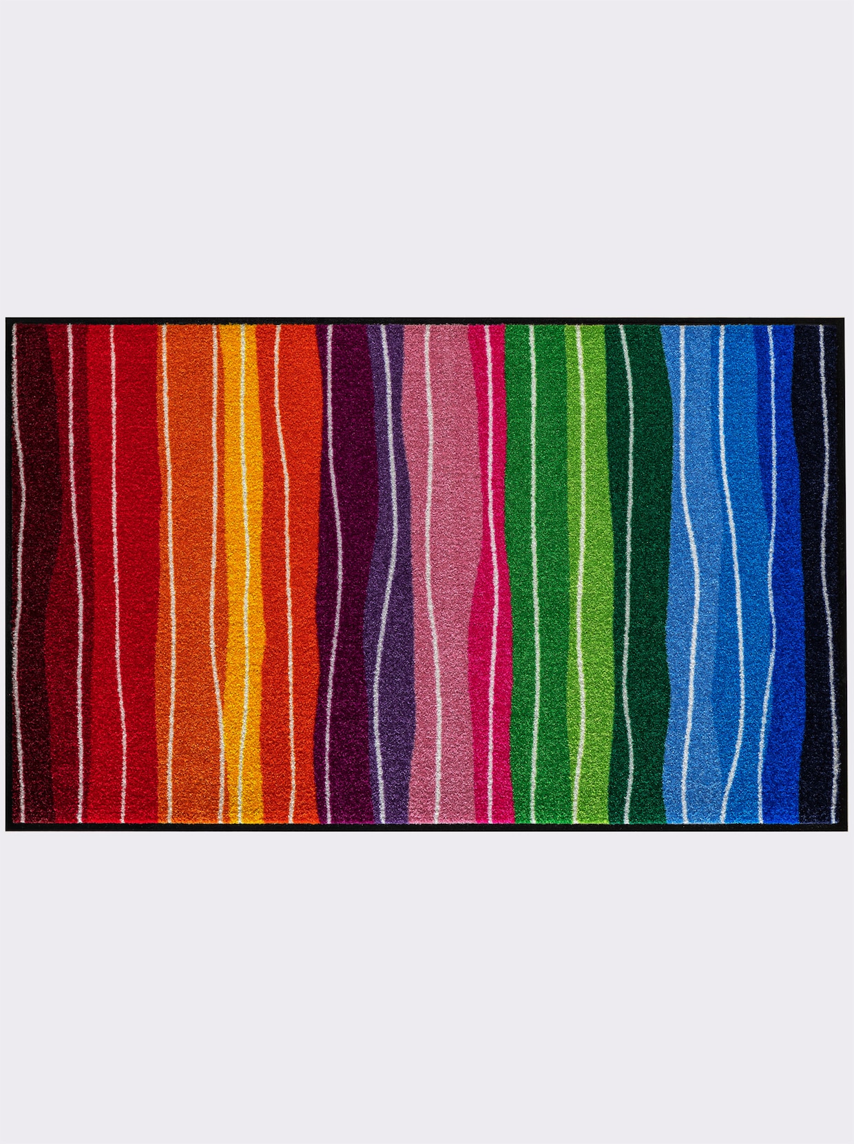 Salonloewe Voetmat - rood/bont