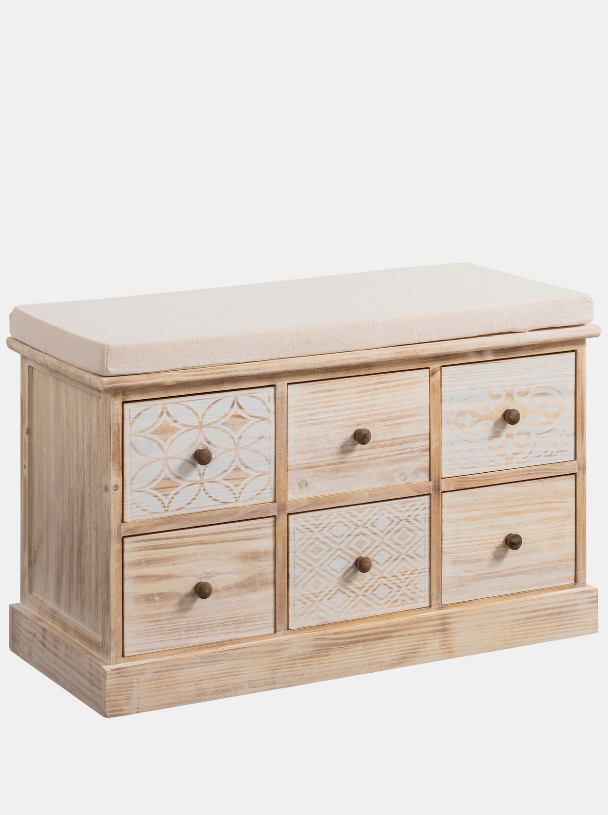 heine home Bank - naturel/wit