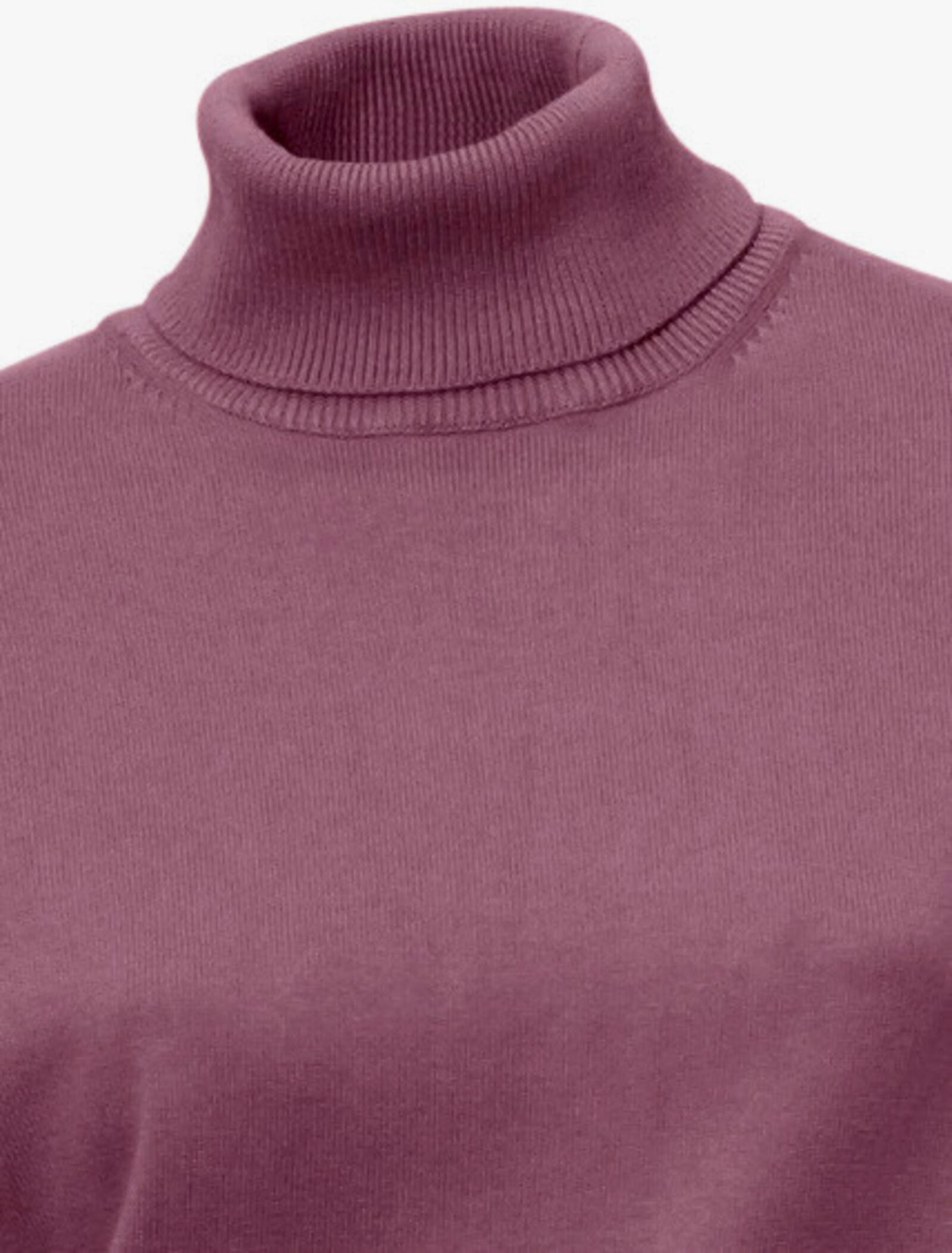 heine Rollkragenpullover in Feinstrick-Qualität - mauve