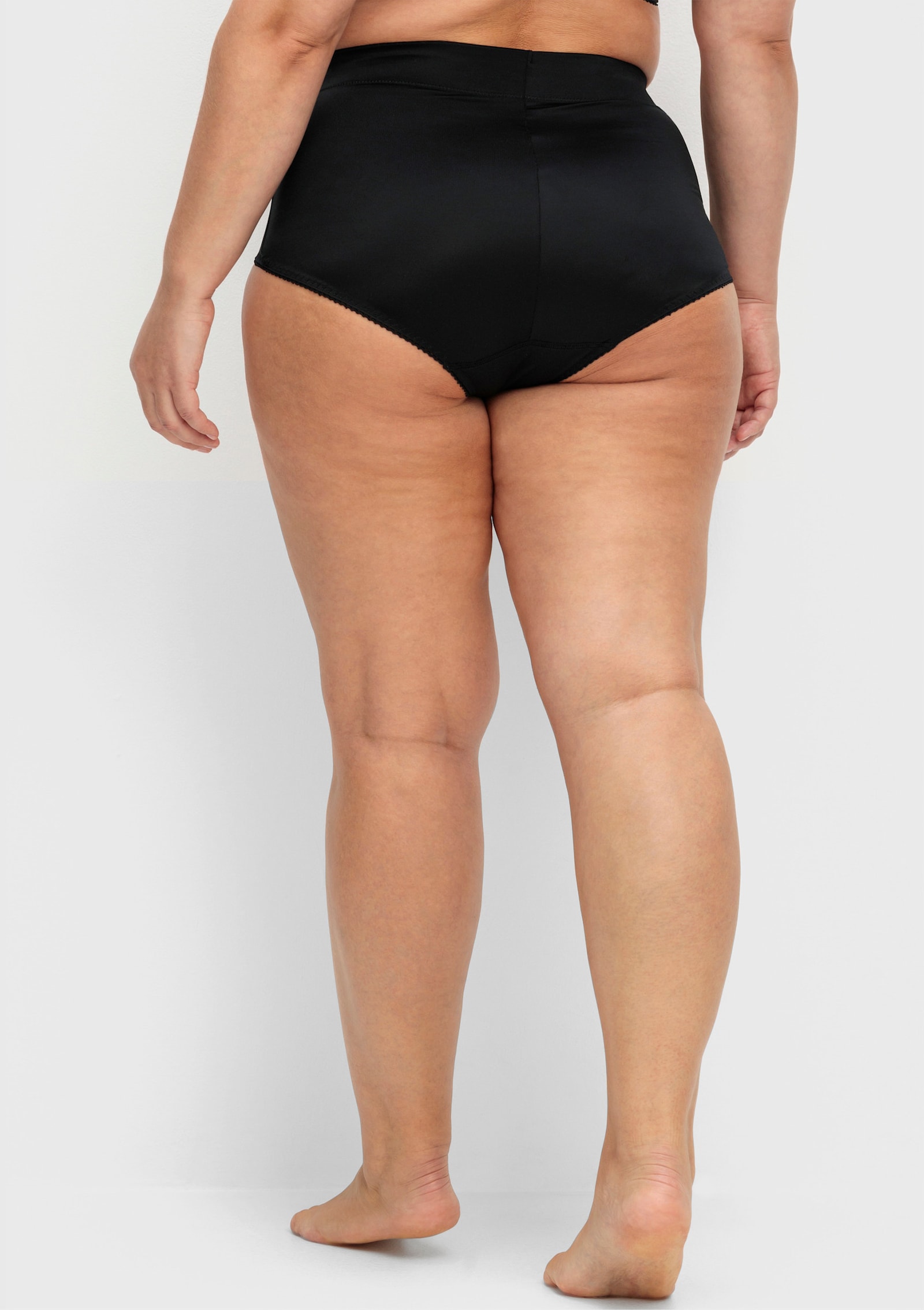 sheego Formslip mit hoher Taille - schwarz