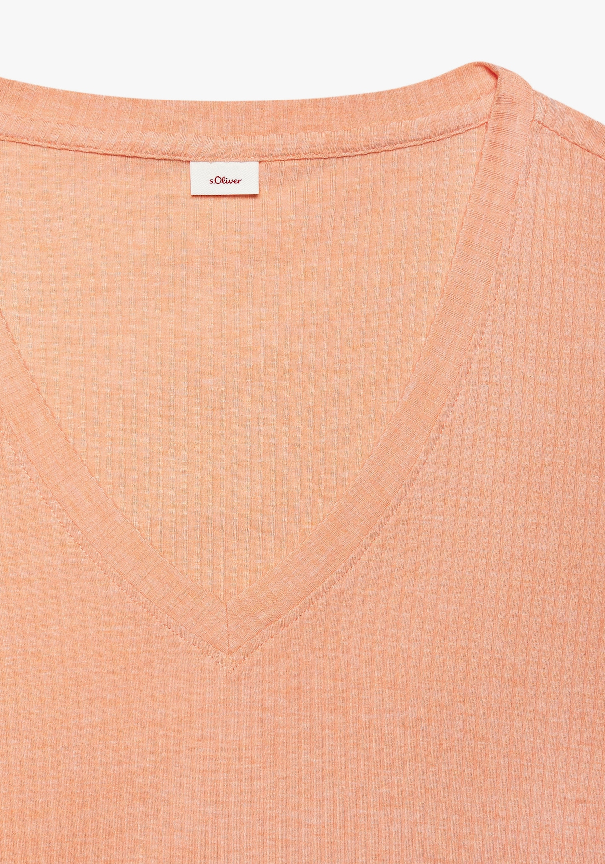 s.Oliver Pyjamaoberteil - orange-meliert
