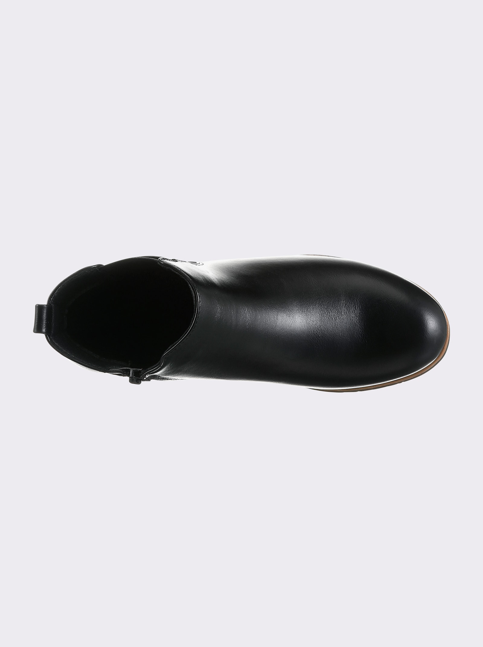 airsoft modern+ Stiefelette mit Elastik-Einsatz - schwarz