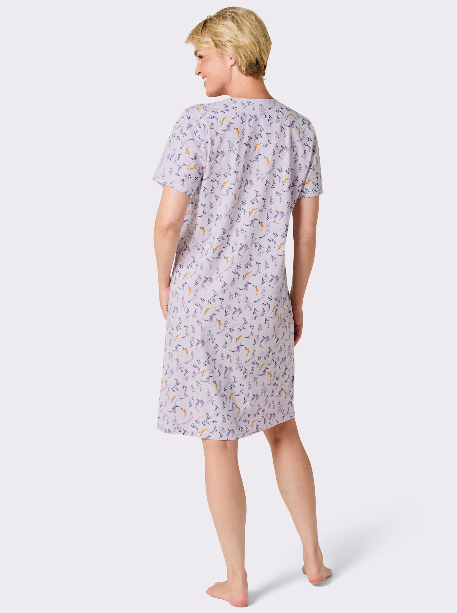 Comtessa Nachthemd - rosé-bedruckt