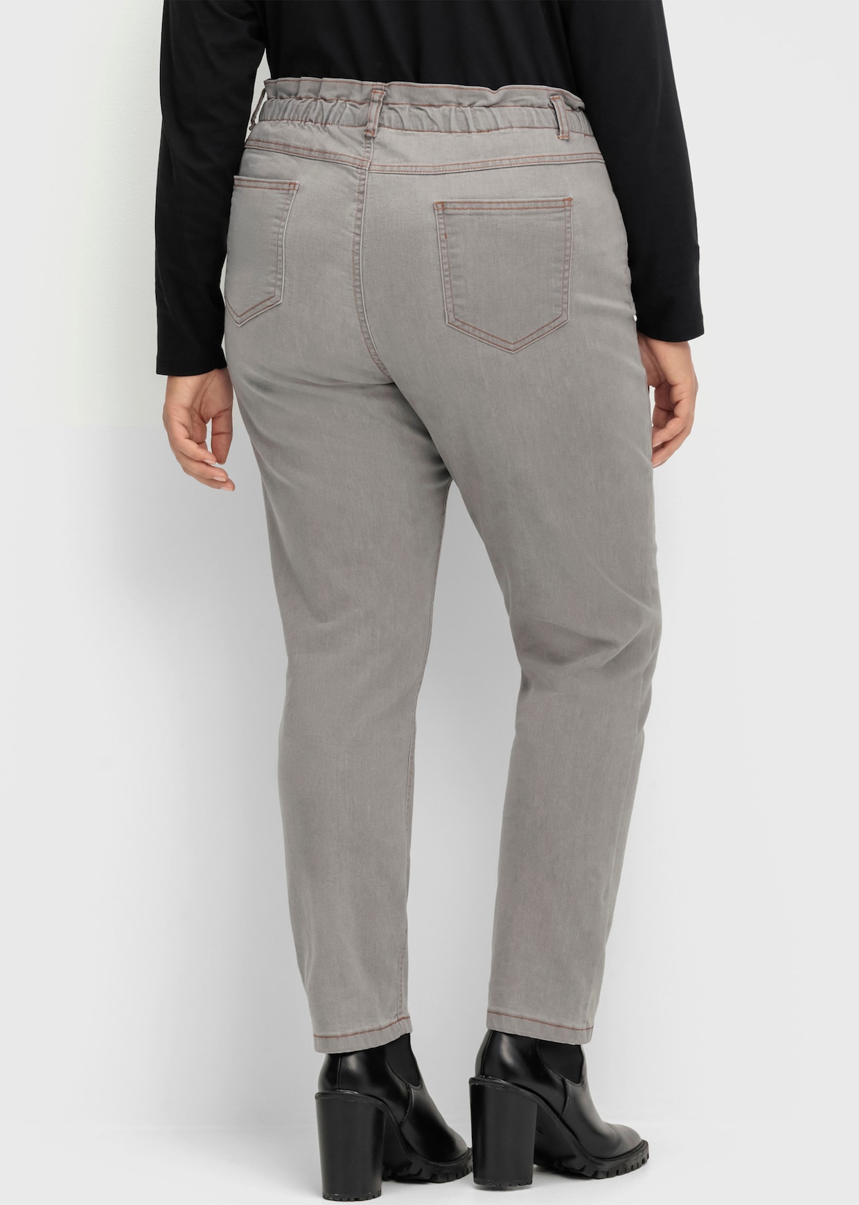 Jeans - grey-denim