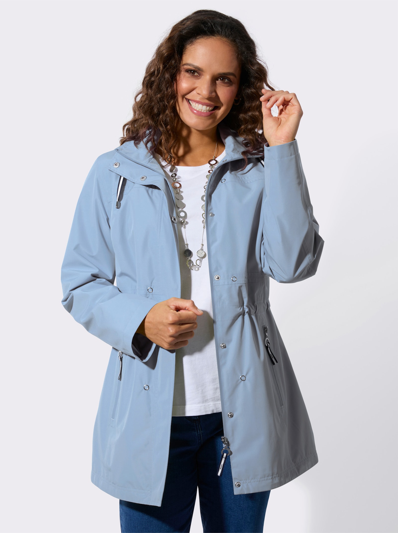 Funktionsjacke in wind- und wasserdichter Qualität - bleu