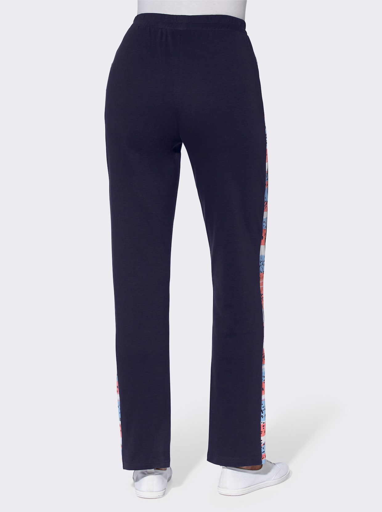 Jersey pantalon - nachtblauw
