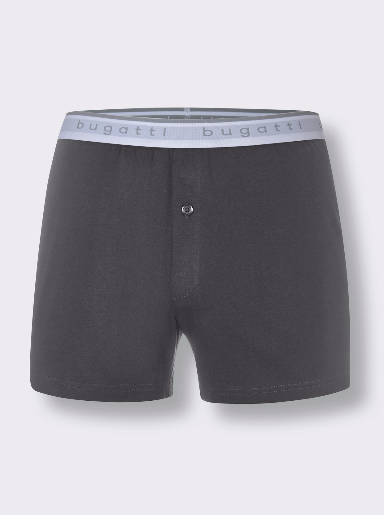 bugatti Boxershorts - marine + grijs