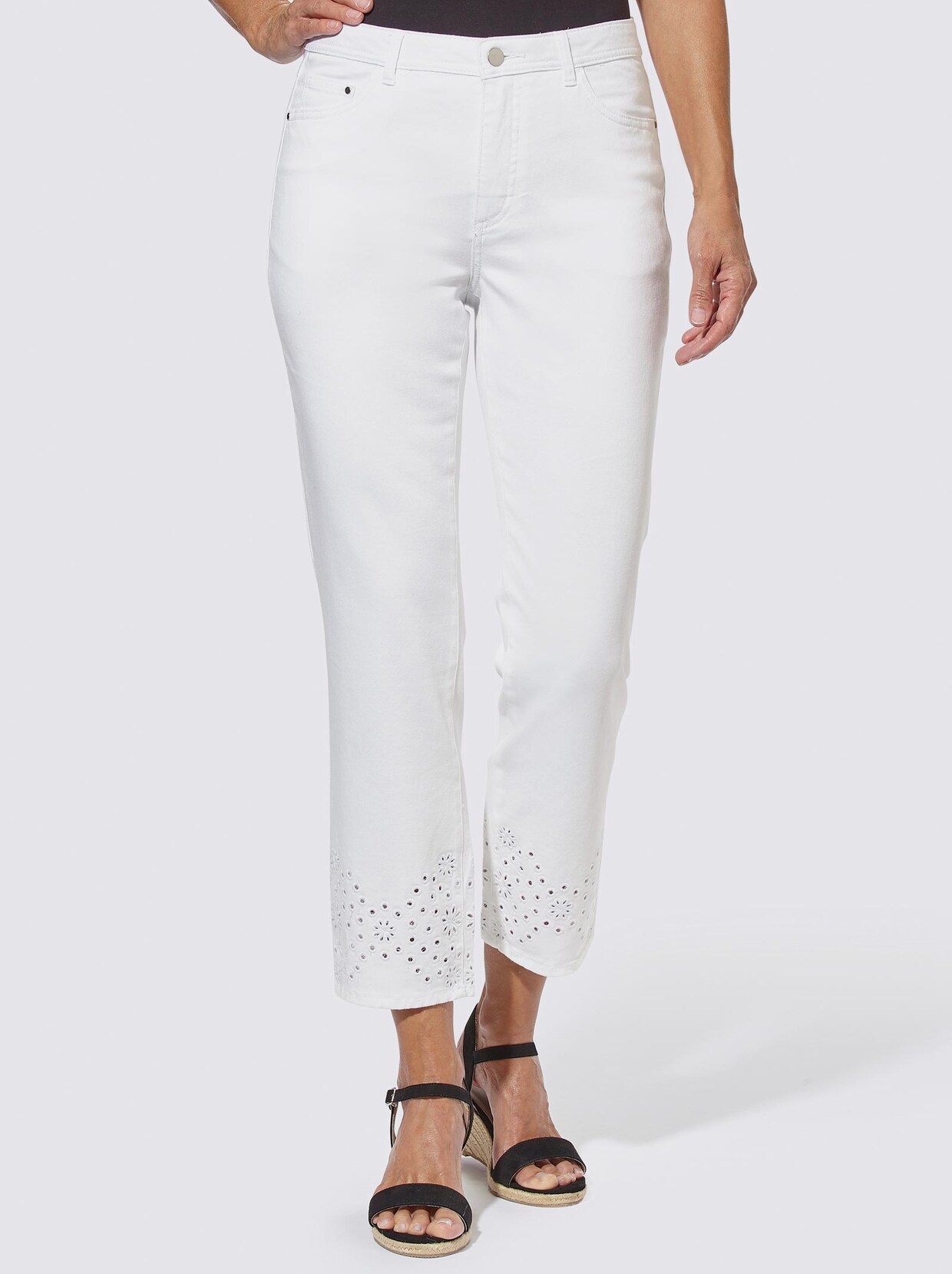 7/8-jeans - wit