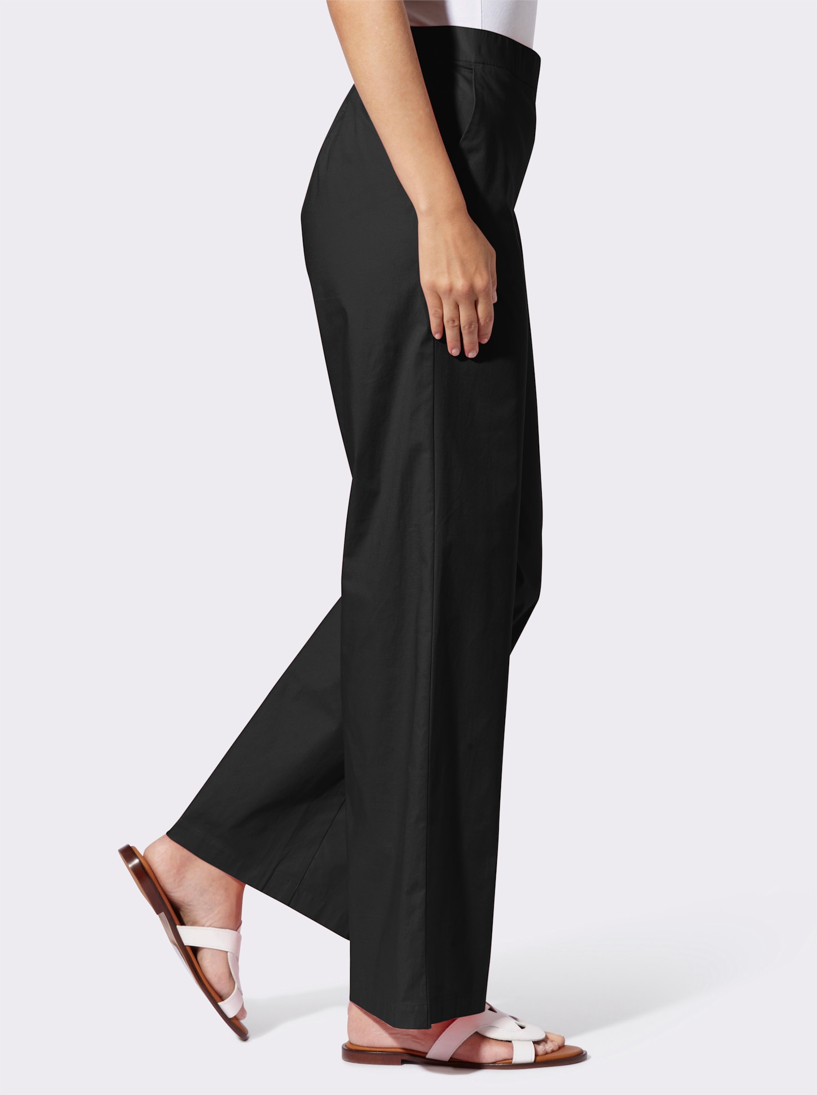 heine Schlupfhose mit weitem Bein - schwarz