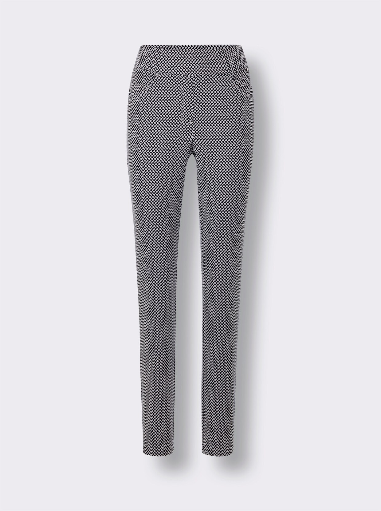 CREATION L PREMIUM Bengalinhose - marine-weiß-gemustert