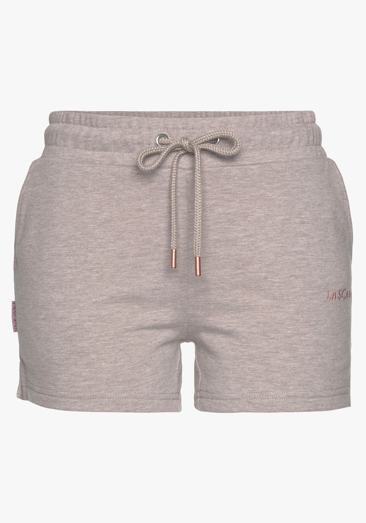 LASCANA Short en matière sweat - marron clair