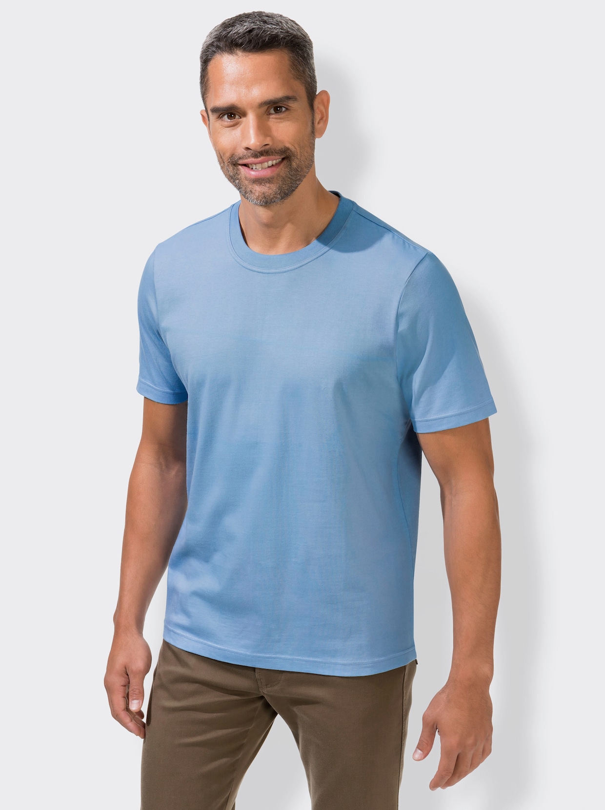 KINGsCLUB Shirt - anthrazit + blau + weiß