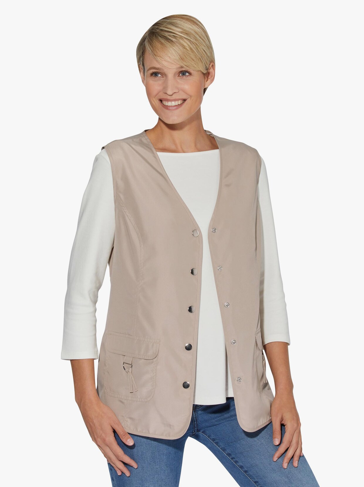 Weste - beige