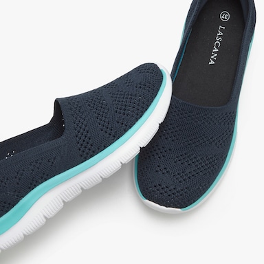 LASCANA Slipper - navy/türkis