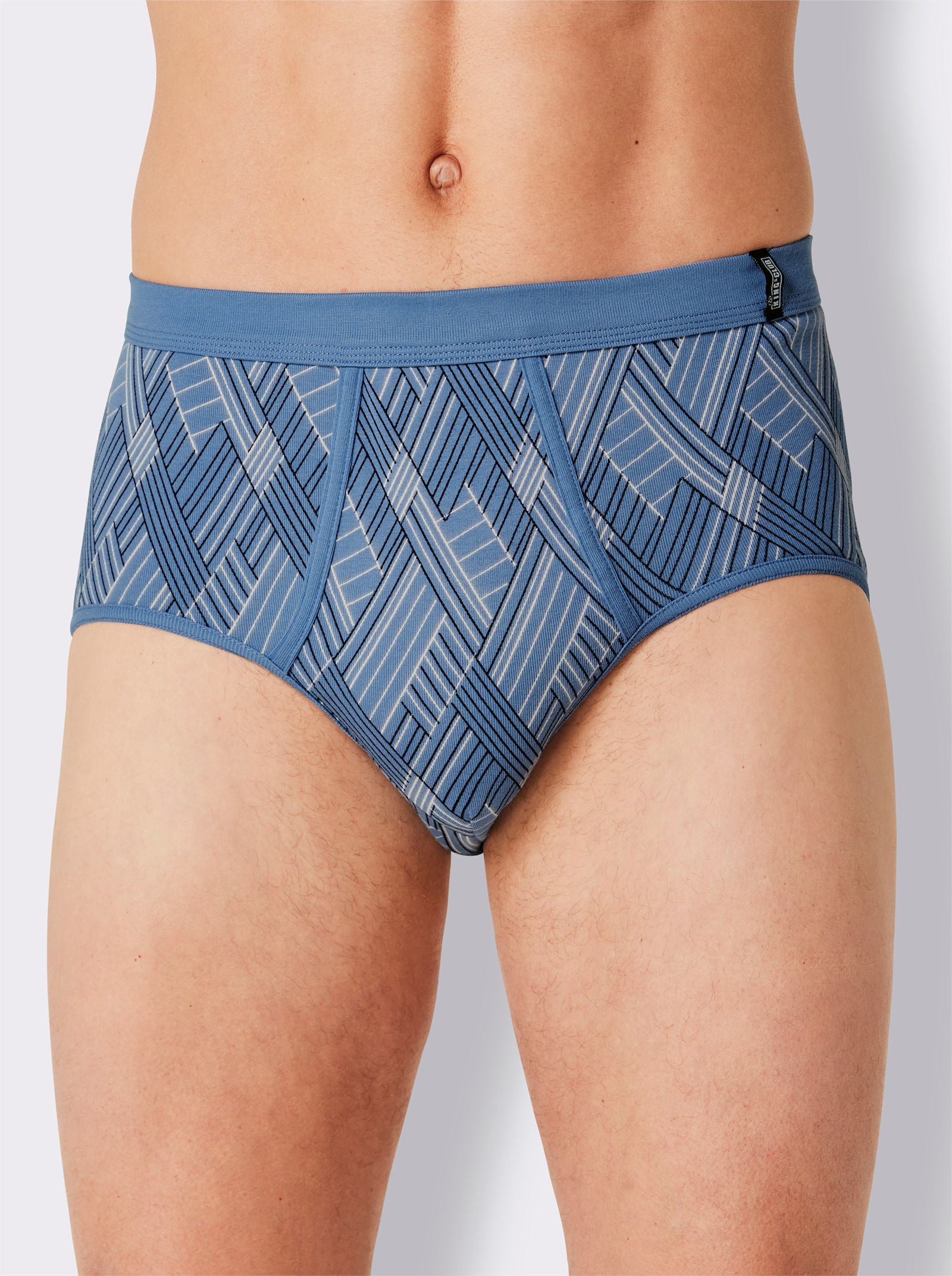 KINGsCLUB Slipy - modrá-potisk