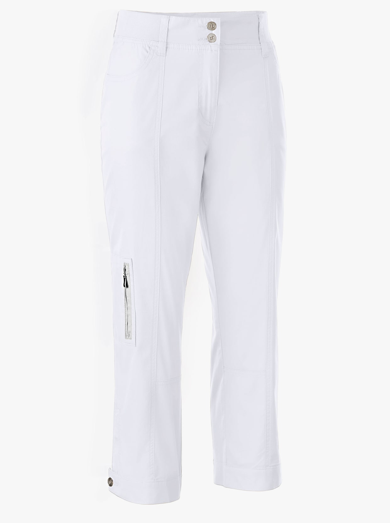 Pantalon extensible - blanc