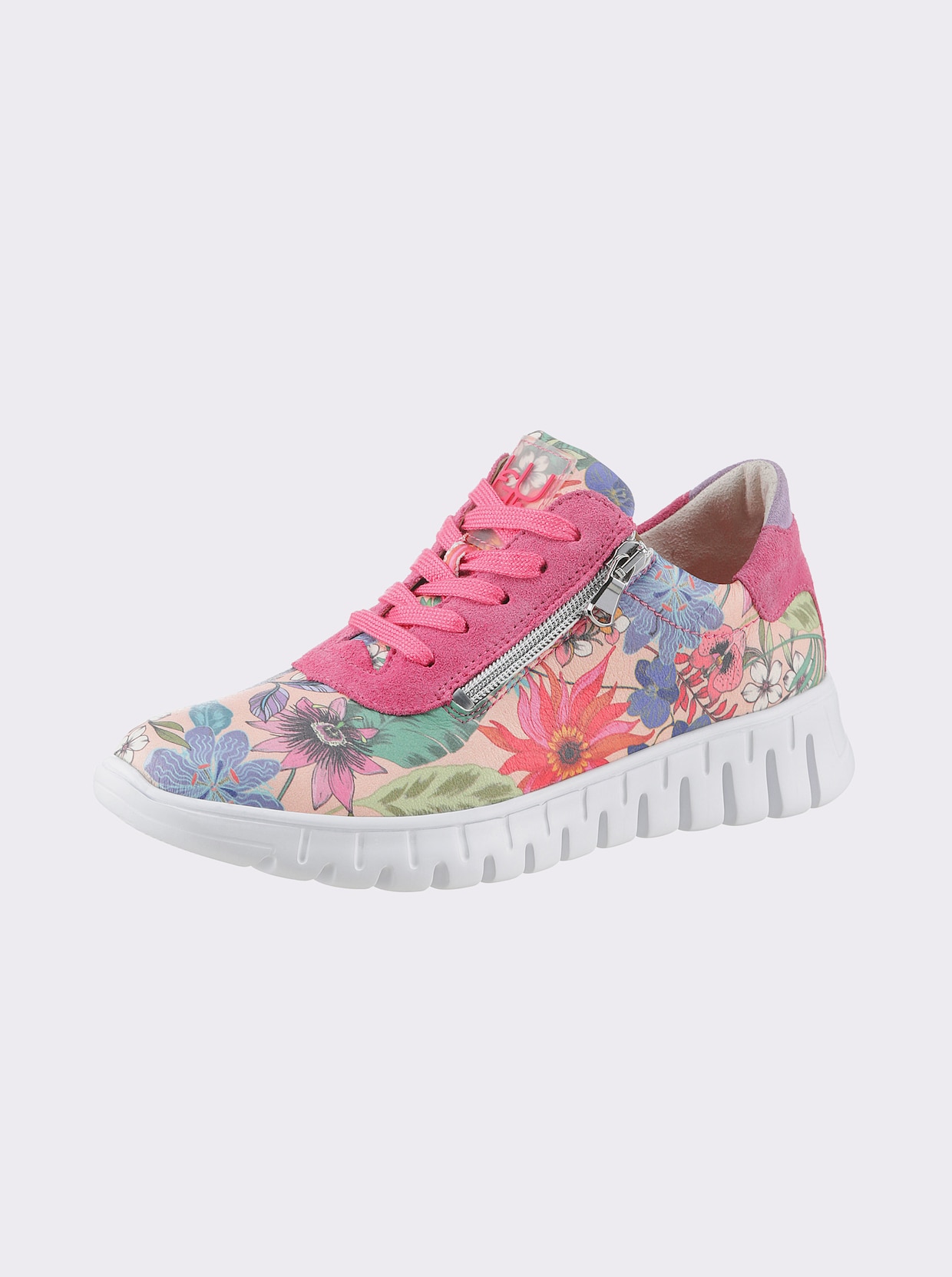 Waldläufer Sneaker - papaja bedrukt