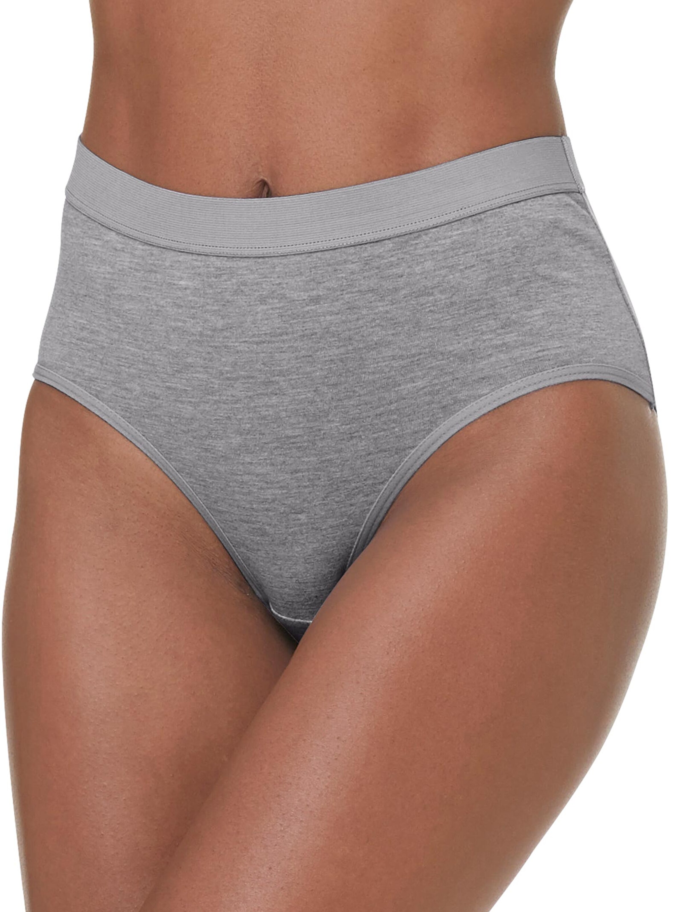 wäschepur Hüftslip - 2x uni + 2x geringelt