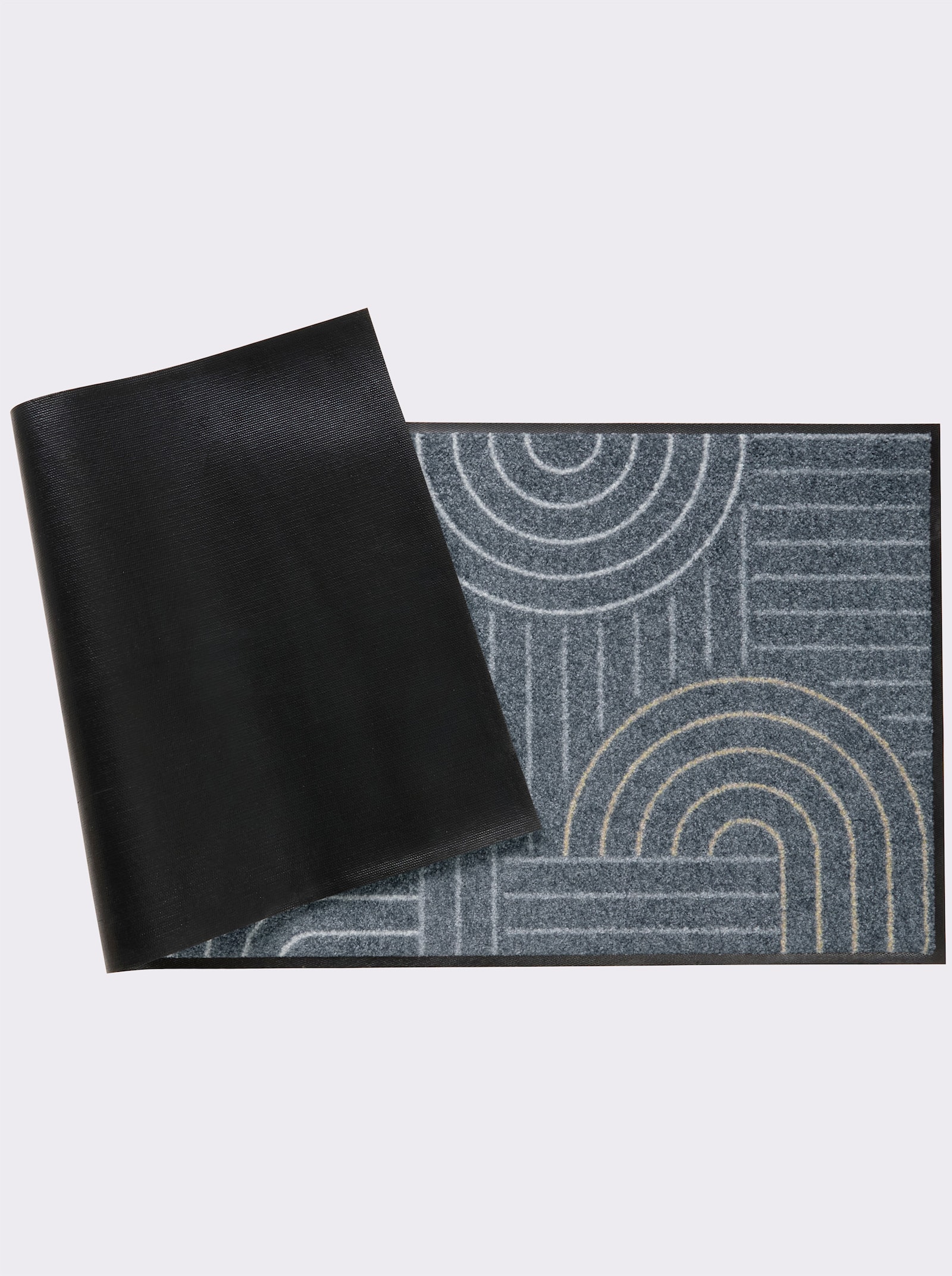 Salonloewe Fußmatte made in Germany - grau