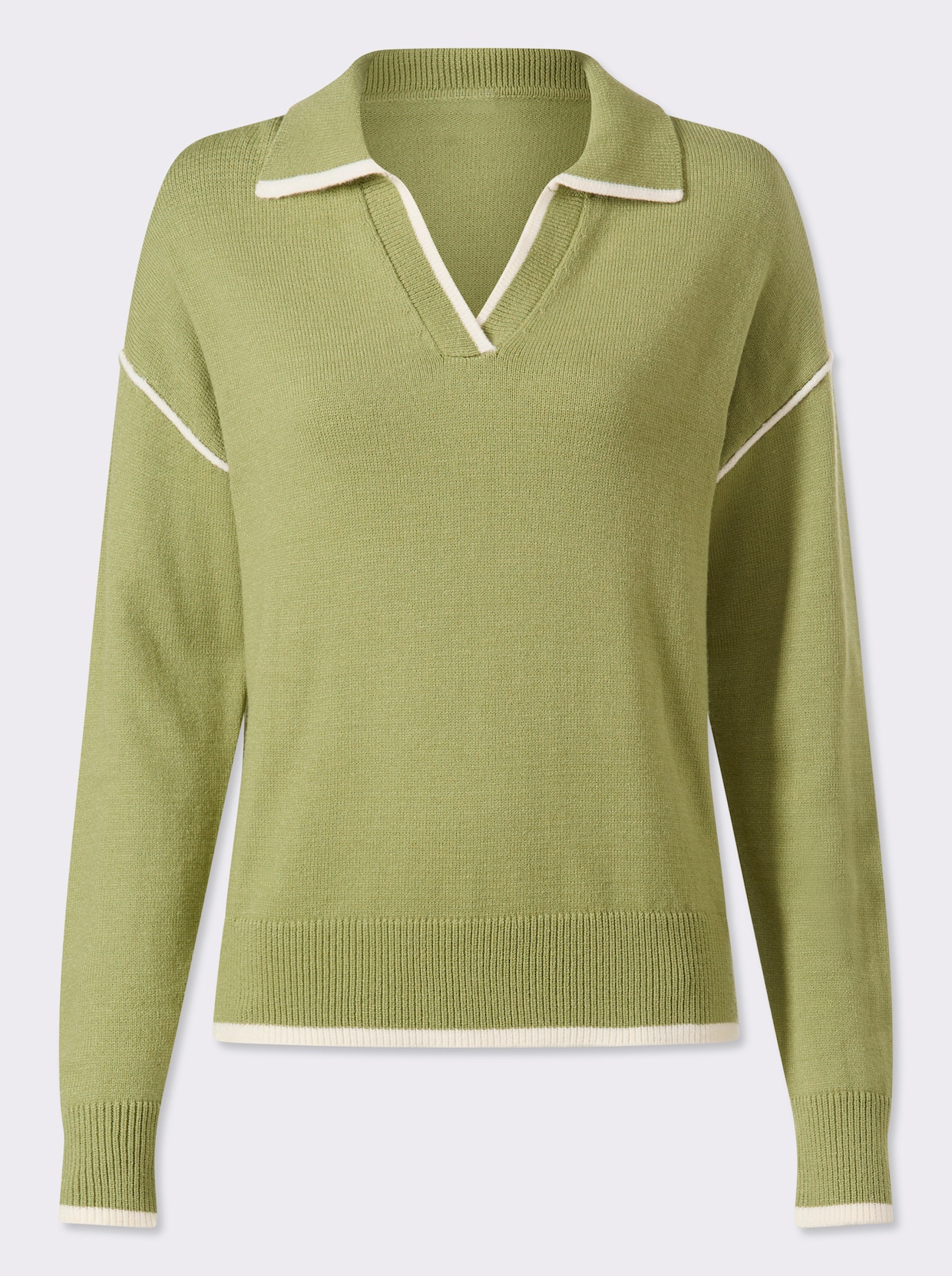 heine Polopullover - schilf