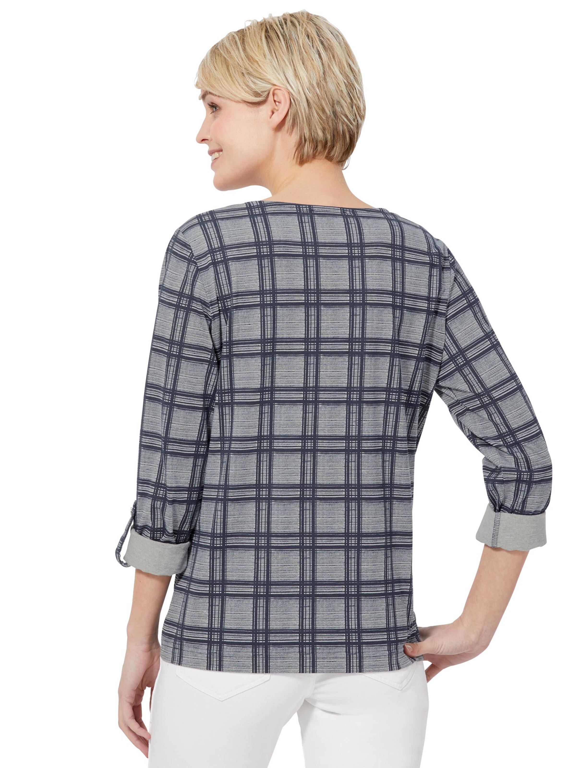 Collection L Shirt - marine-kariert