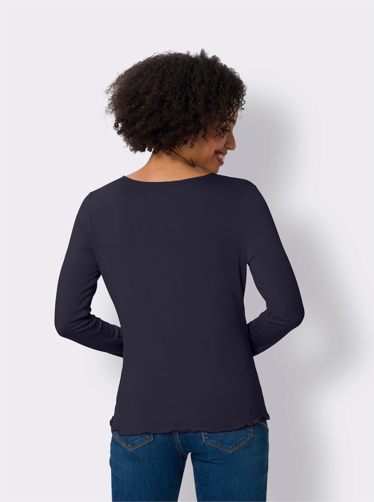 heine Shirtset - marine/ecru